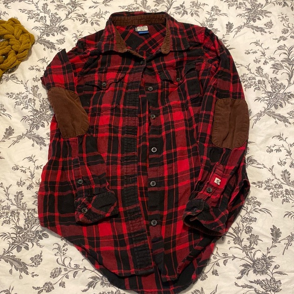 Kavu Billie Jean Flannel Plaid - Size XS - Picture 3 of 5